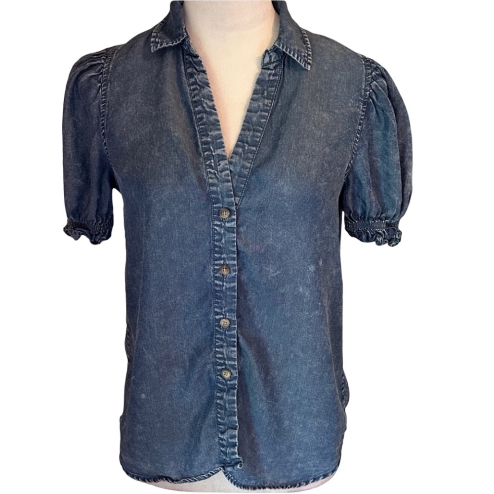 Jane and Delancey Blue Button-Down Shirt